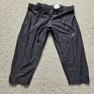 Nike Womens Black Running Bottoms Size L